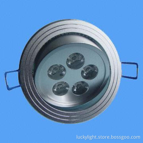 5W LED Ceiling Spotlight with Pure White Fixtures Lamp, 85 to 265V